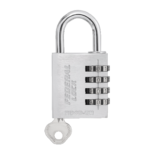 [RB51COR] Federal Padlock RB51C-OR Combination 50mm