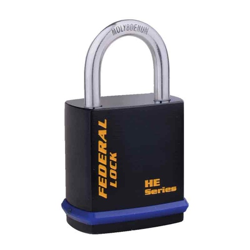 [406HE] Federal Padlock 406HE Solid Steel Padlock 46mm