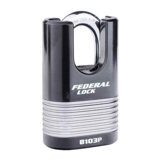 [8103P] Federal Padlock 8103P CA6CK High Security A Plus 50mm