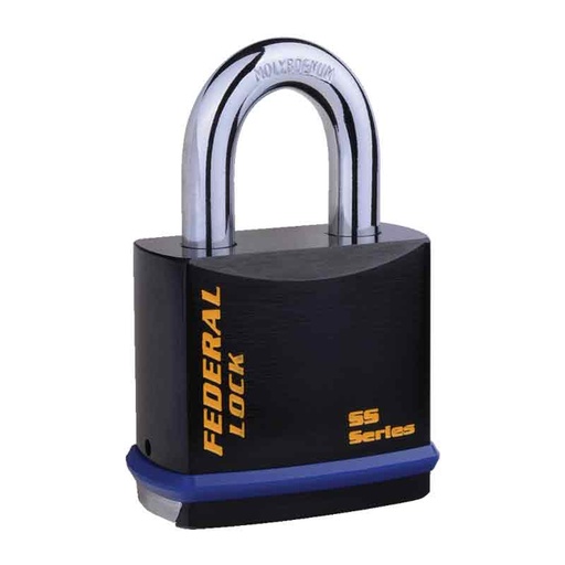 [720] Federal Padlock 720 CA6CK Solid Steel 54mm