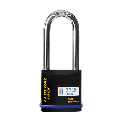 [733] Federal Padlock 733 CA6CK Solid Steel 61mm