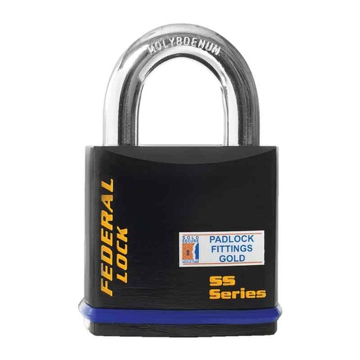 [740] Federal Padlock 740 CA6CK Solid Steel 70mm