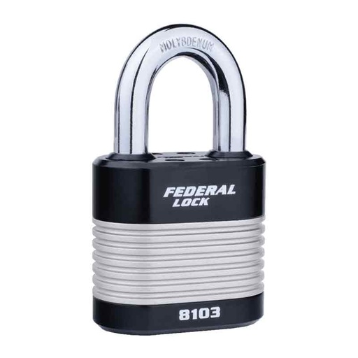 [8103] Federal Padlock 8103 CA6CK High Security A Plus 50mm