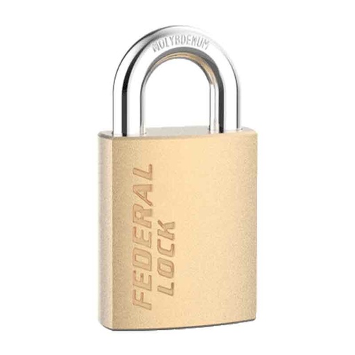 [HS40] Federal Padlock HS40 CA6CK Solid Brass Padlock 40mm